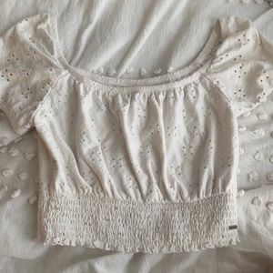 Hollister Off The Shoulder Cute Top